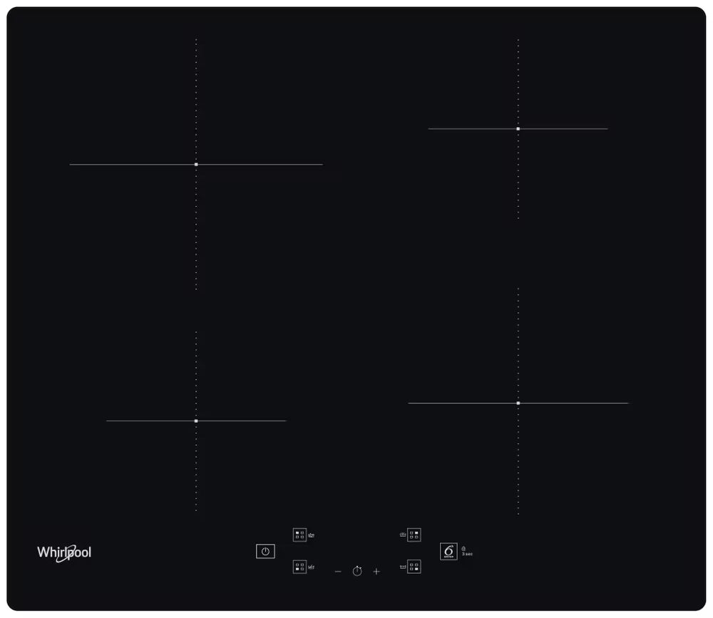 Whirlpool Induction Hob with 6TH SENSE Functions - Black - 60cm - WS Q2160 NE