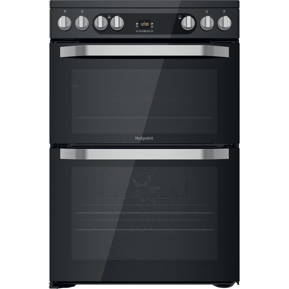 Hotpoint 60cm Electric Cooker - Black | HDM67V9H2CB