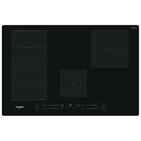 Whirlpool 77cm Induction Glass-Ceramic Hob - Black | WFS3977NE