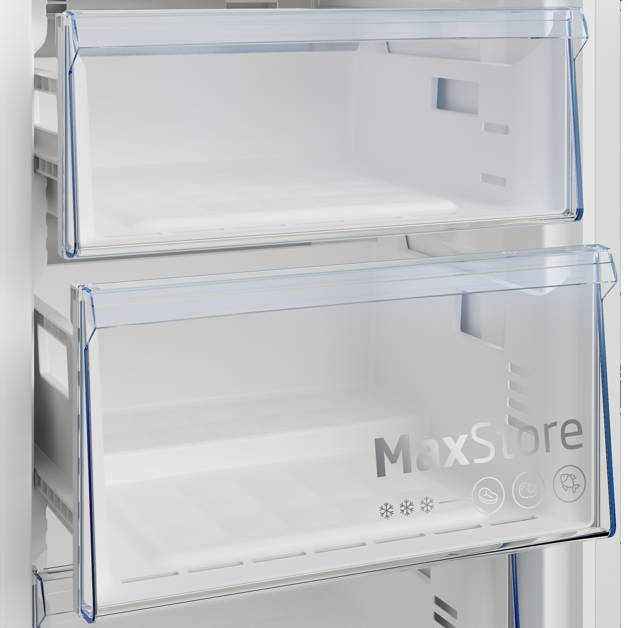 Beko FNP4686PS Tall Frost Free Freezer – Stainless Steel