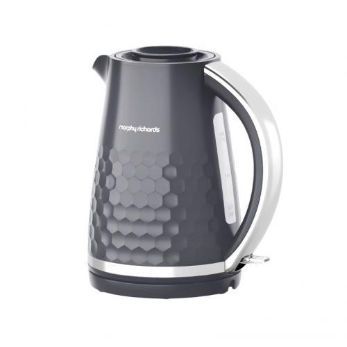 MORPHY 1.5 LITRE PLASTIC KETTLE - HIVE RANGE - GREY