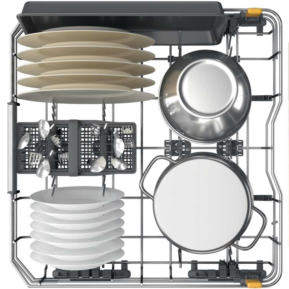 Whirlpool Integrated MaxiSpace Dishwasher with SpaceClean 3rd Rack - 14 Place Setting - C Rated - W8I HP42 L UK