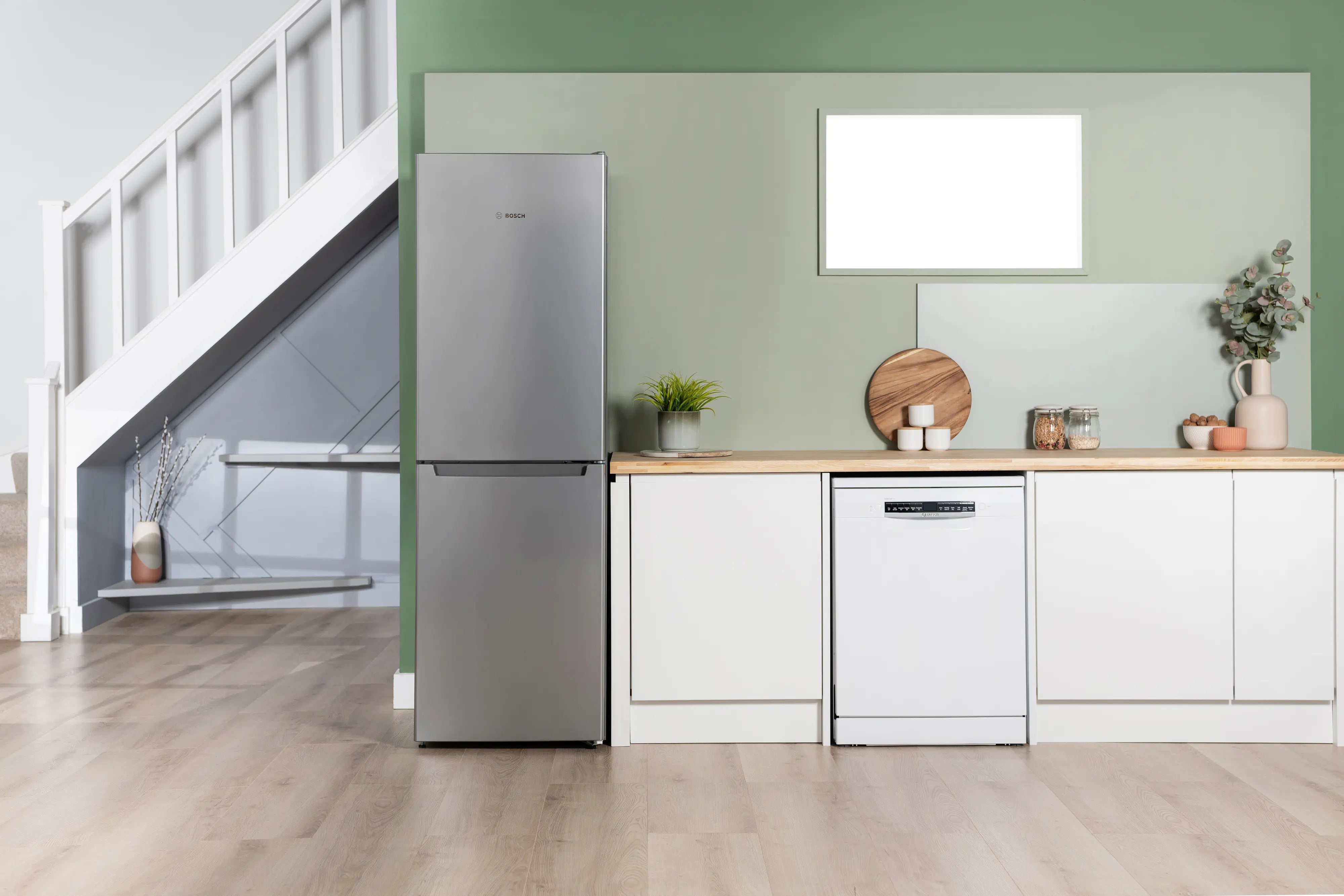 Bosch KGN34NLEAG Series 2 50/50 Fridge Freezer – Inox Look