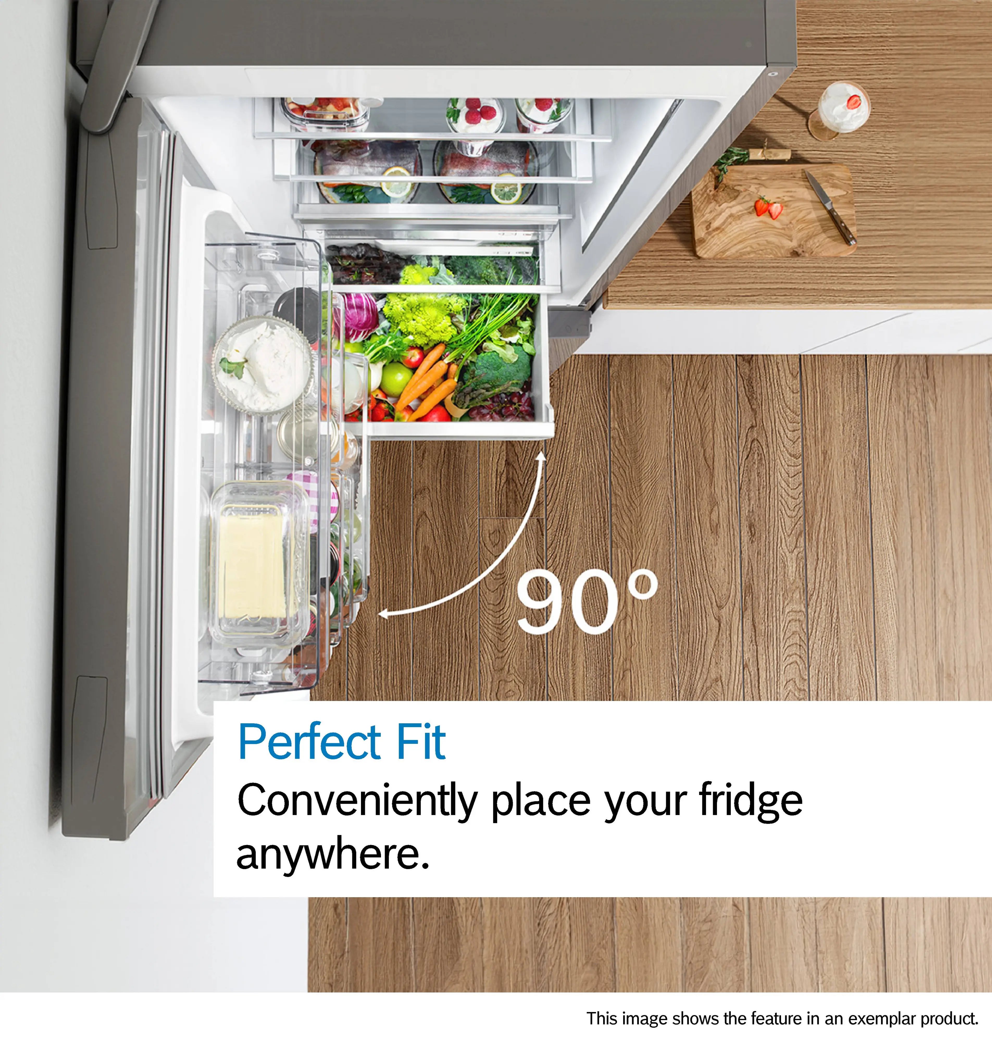 Bosch KGN34NLEAG Series 2 50/50 Fridge Freezer – Inox Look