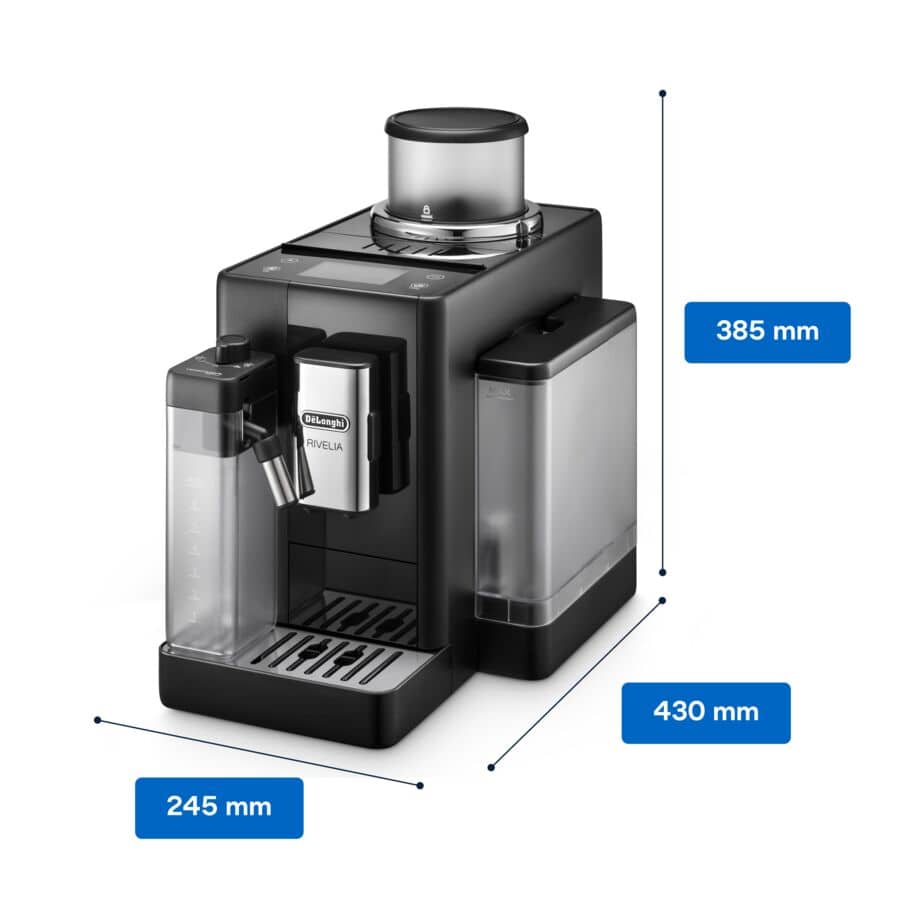 DeLonghi Rivelia Onyx Black | One Touch Coffee Machine | EXAM440.55.B