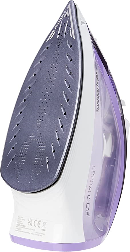 Morphy Richards Crystal Clear 2400W Steam Iron Purple - side profile