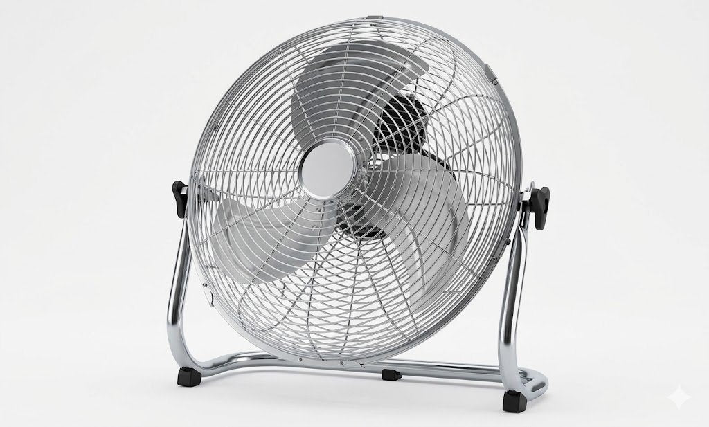 Sunbeam 18" Industrial Chrome Floor Fan (Model IDF18)