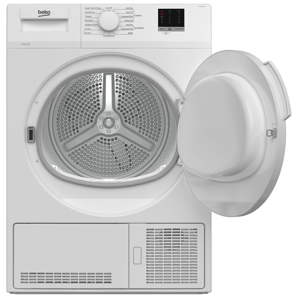 Beko 8kg Condenser Tumble Dryer with Sensor Programmes - DTLCE80051