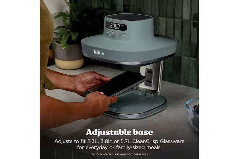 Ninja CRISPi Pro AS101UKGY 7-in-1 XL Glass Air Fryer – Ash Grey