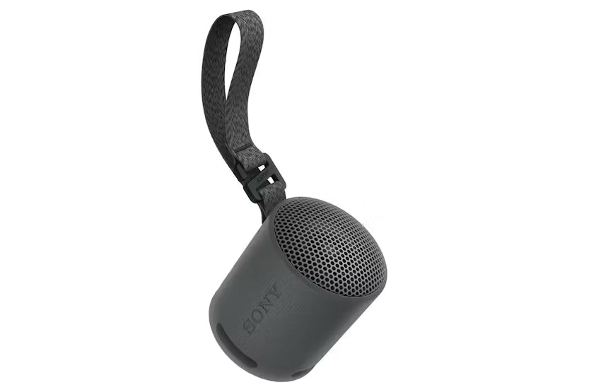 Black Sony portable speaker