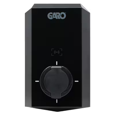 Black electronic device with 'GARO