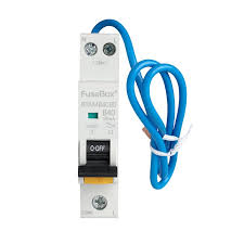 Blue cable with connectors