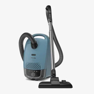 Blue vacuum cleaner