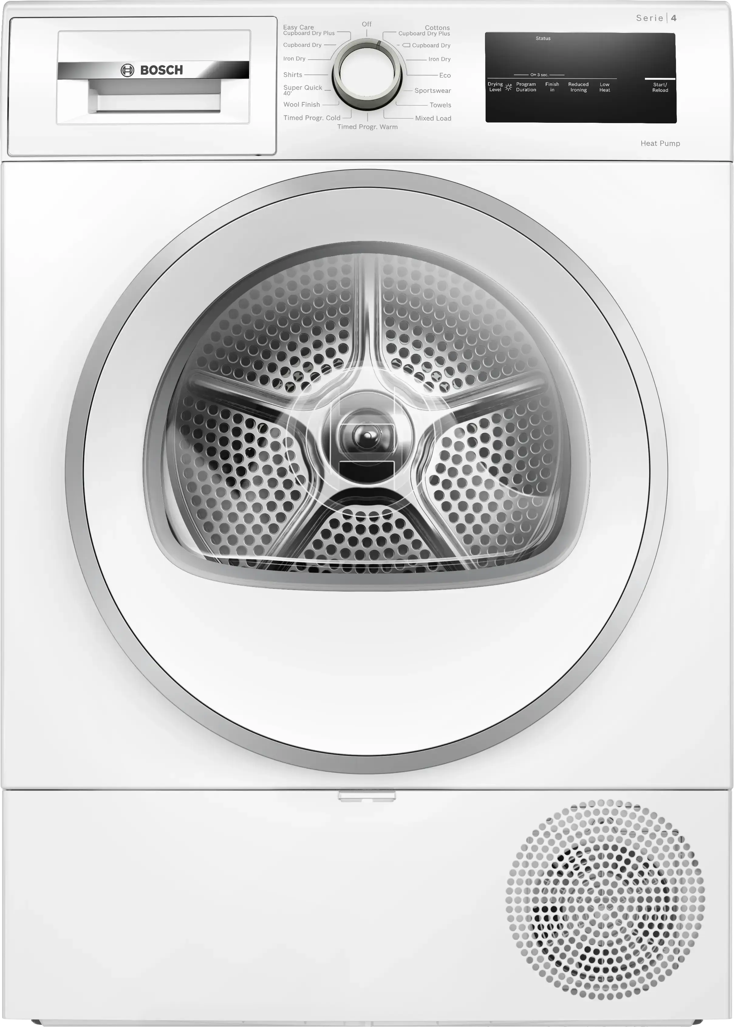 Bosch Series 4 8kg White Heat Pump Dryer