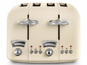 De’Longhi CT04BG Argento Flora 4 Slice Toaster