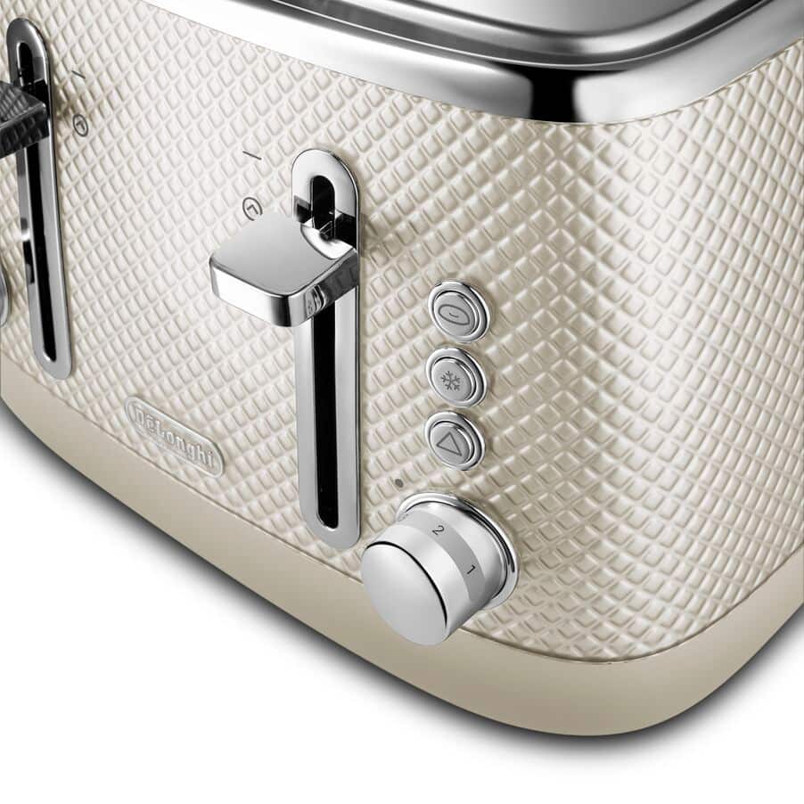 Close-up of a textured kitchen appliance 