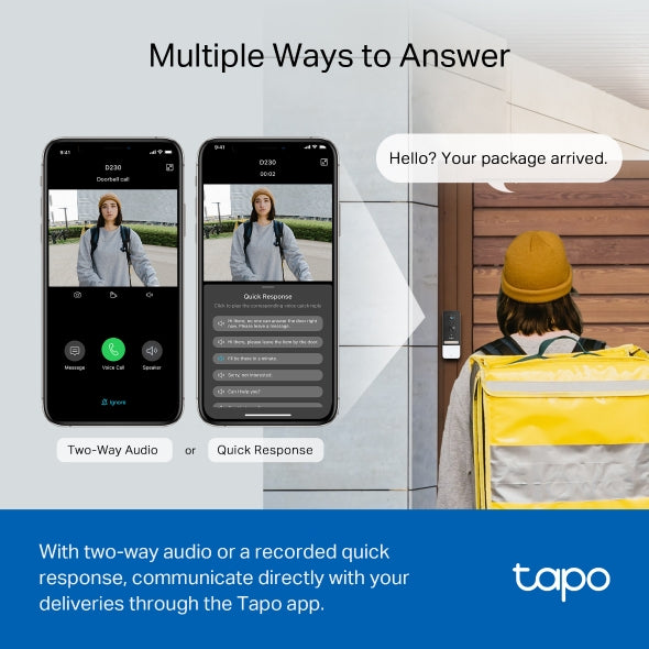TAPO VIDEO DOORBELL CAMERA KIT- D230S1