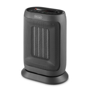 DELONGHI Capsule Portable Ceramic Fan Heater – Black | HFXR40T20.G