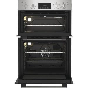 Indesit Built-In Electric Fan Double Oven – Stainless Steel | DII10DIX