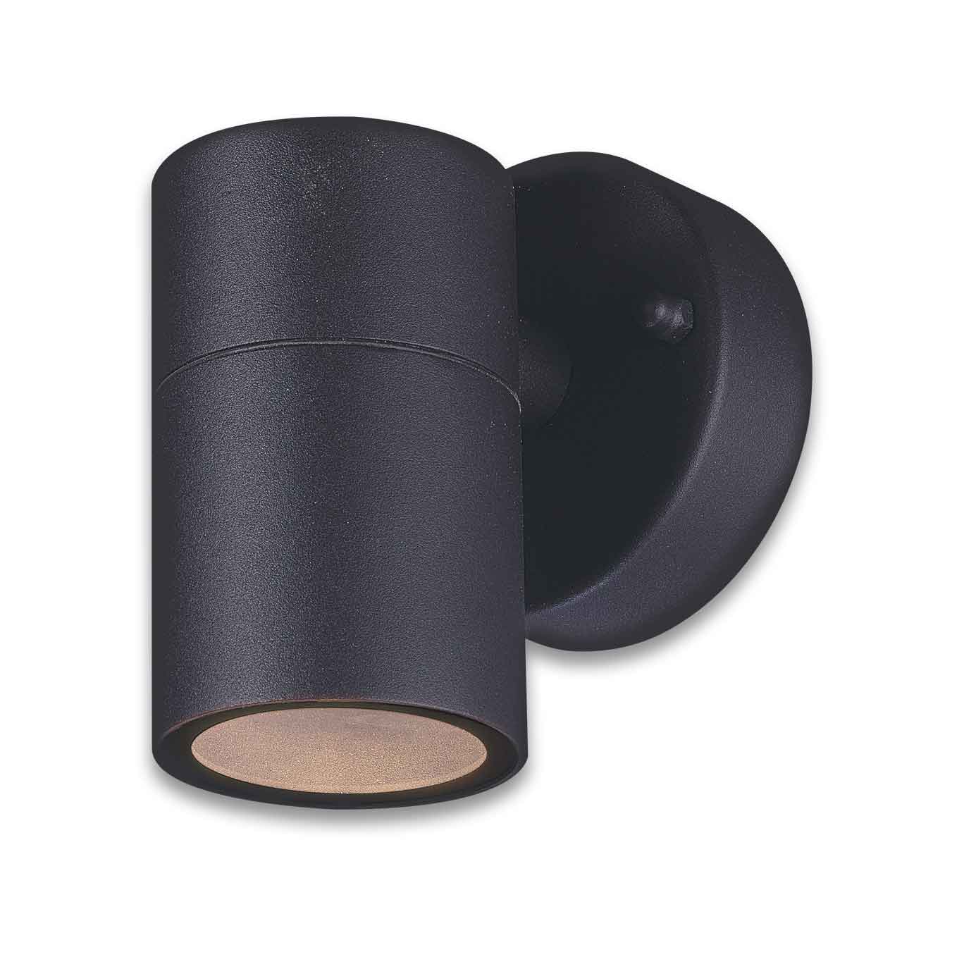 Source Black IP44 GU10 Down Wall Light - EBL-DN