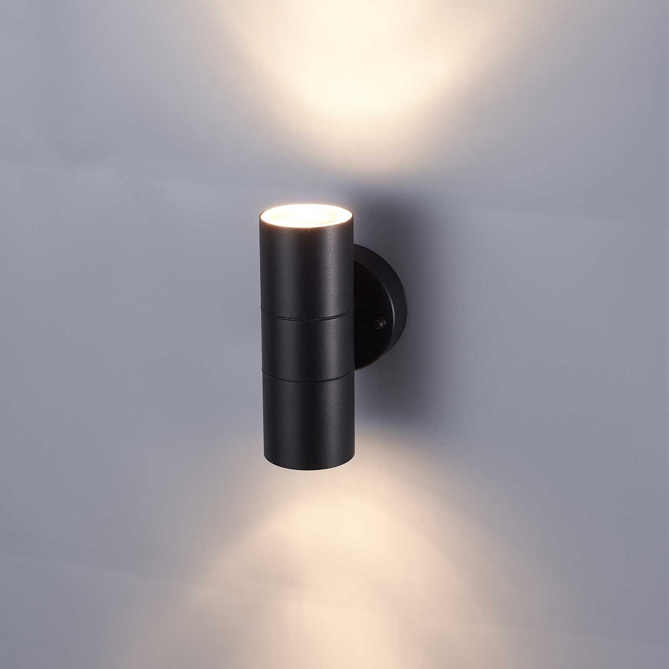 Source Eclipse Black GU10 Wall Up/Down Light - EBL-UP/DN