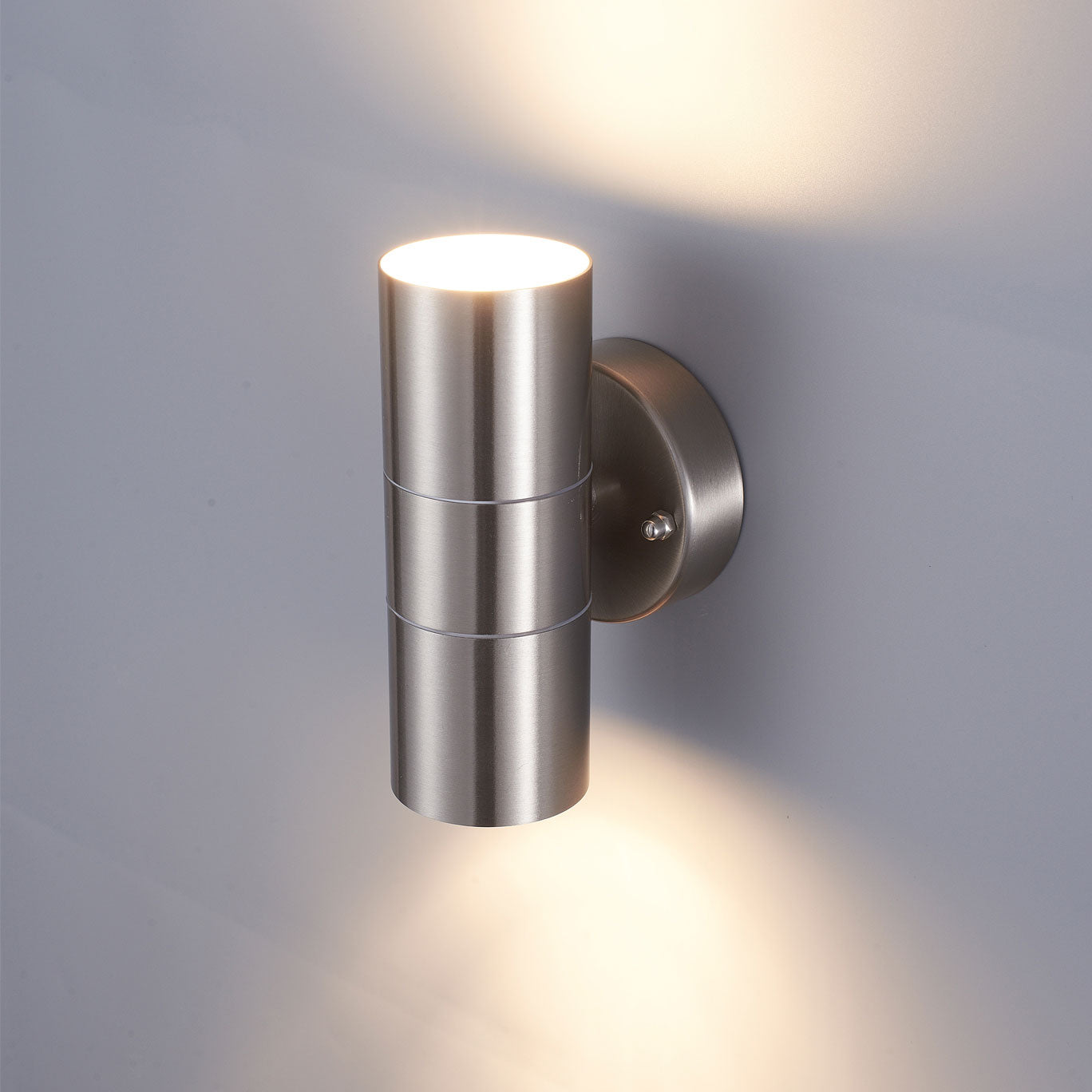 Source Chrome GU10 IP44 Up/Down Wall Light INC Lamps - ECH-UP/DN