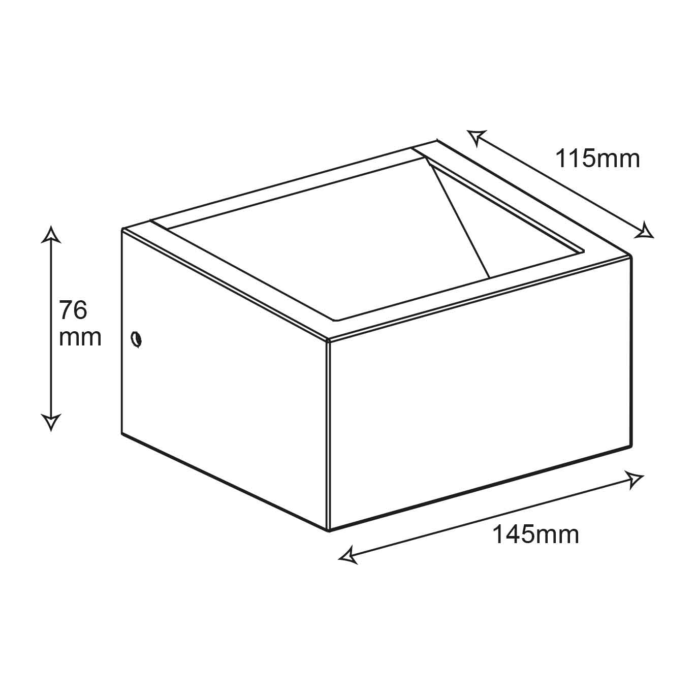 Source LED Cube Up/Down Wall Light - ECUBE