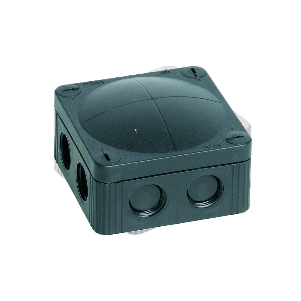 Green plastic junction box 