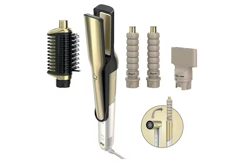 Shark HD6041SUK Glam 4-in-1 Hair Styling & Drying System – Gold