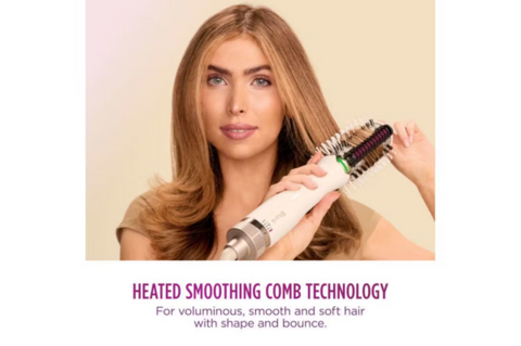 SHARK SmoothStyle Heated Brush and Smoothing Comb-HT202UK