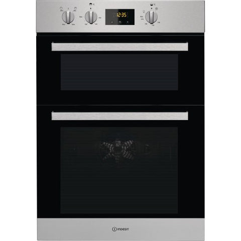 INDESIT DOUBLE OVEN SILVER - IDD6340IX