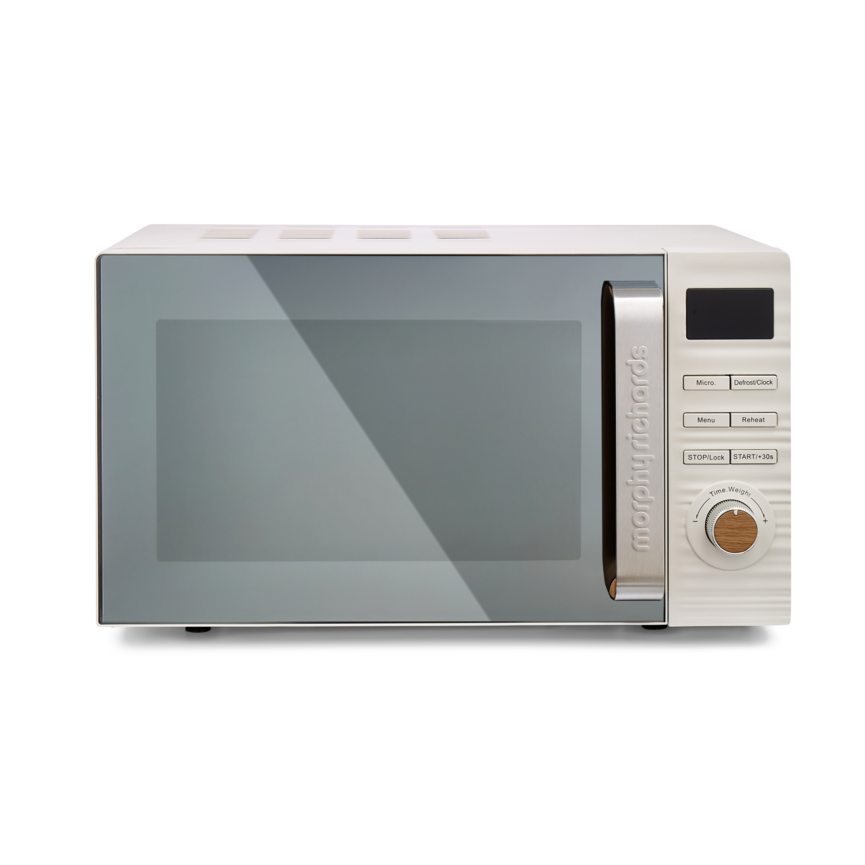 Morphy Richards Clay Microwave – China Clay White (512002)