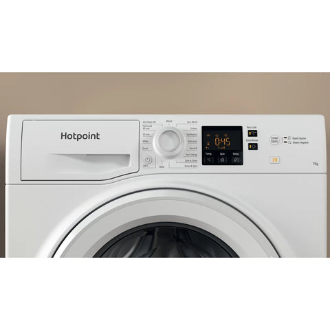 HOTPOINT 7KG 1400RPM WASHING MACHINE-NSWM743W