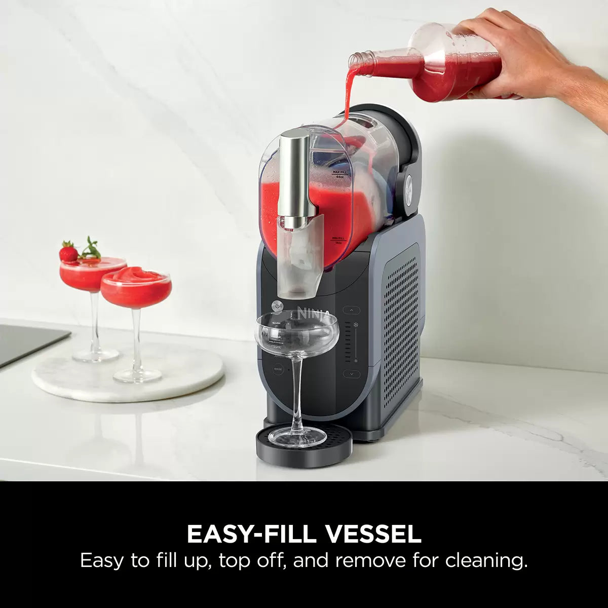 Ninja SLUSHi Frozen Drink Maker FS301UK in white background