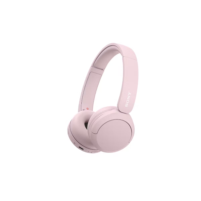 Pink headphones 