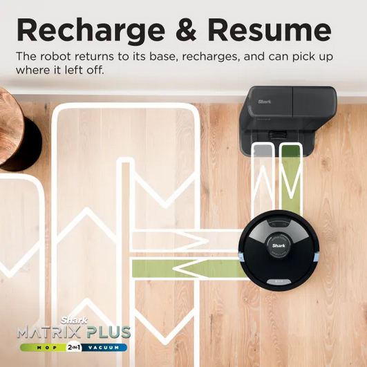 Shark Matrix Plus 2-in-1 Self-Empty Robot Vacuum & Mop RV2620WAUK