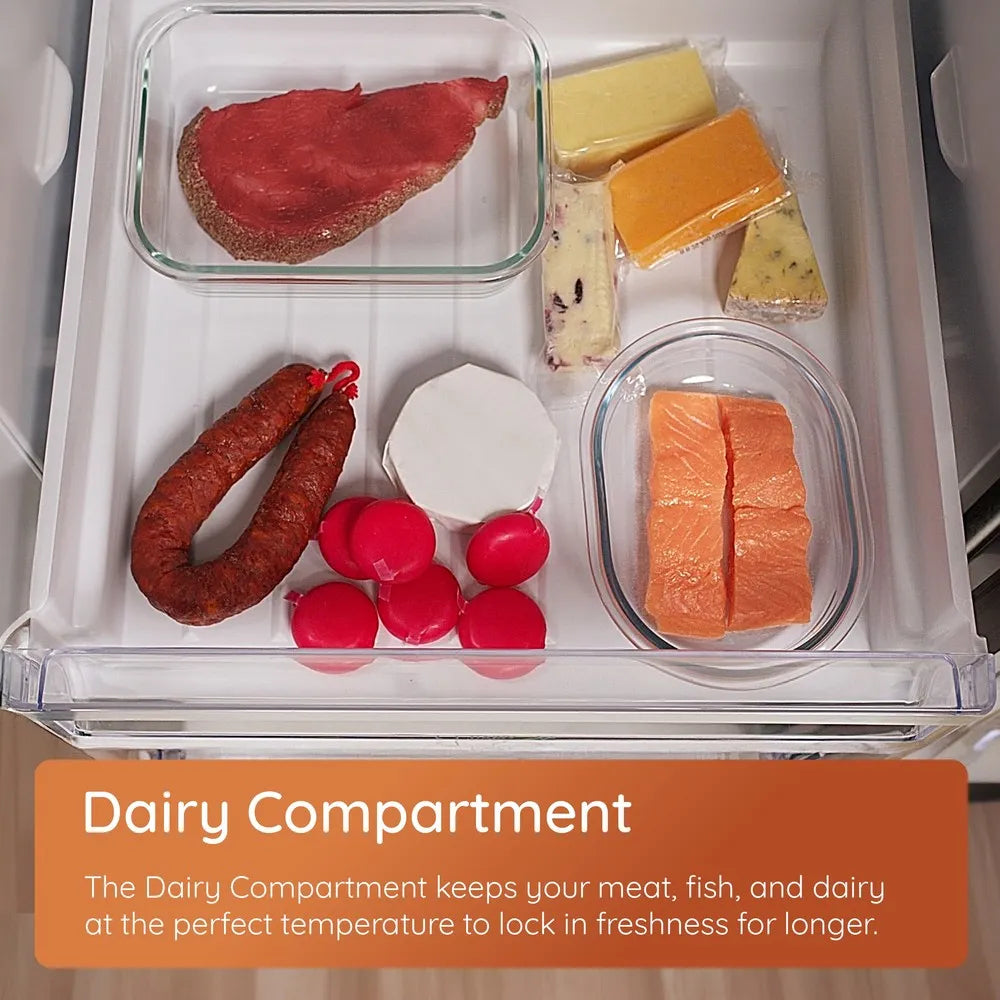 Refrigerator Dairy and Meat Compartment