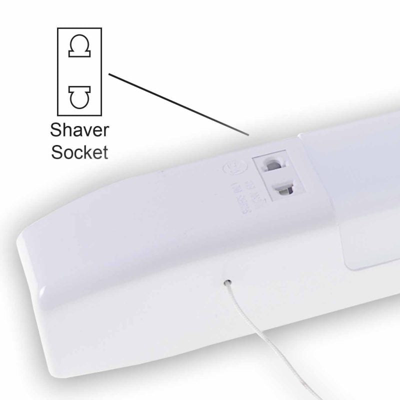 Source 7w 700LM 4000k Dual Voltage Shaver Light White - SDVSL-LED-WH