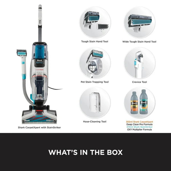 SHARK CarpetXpert Carpet Cleaner and Stain Striker- EX200UK on white background
