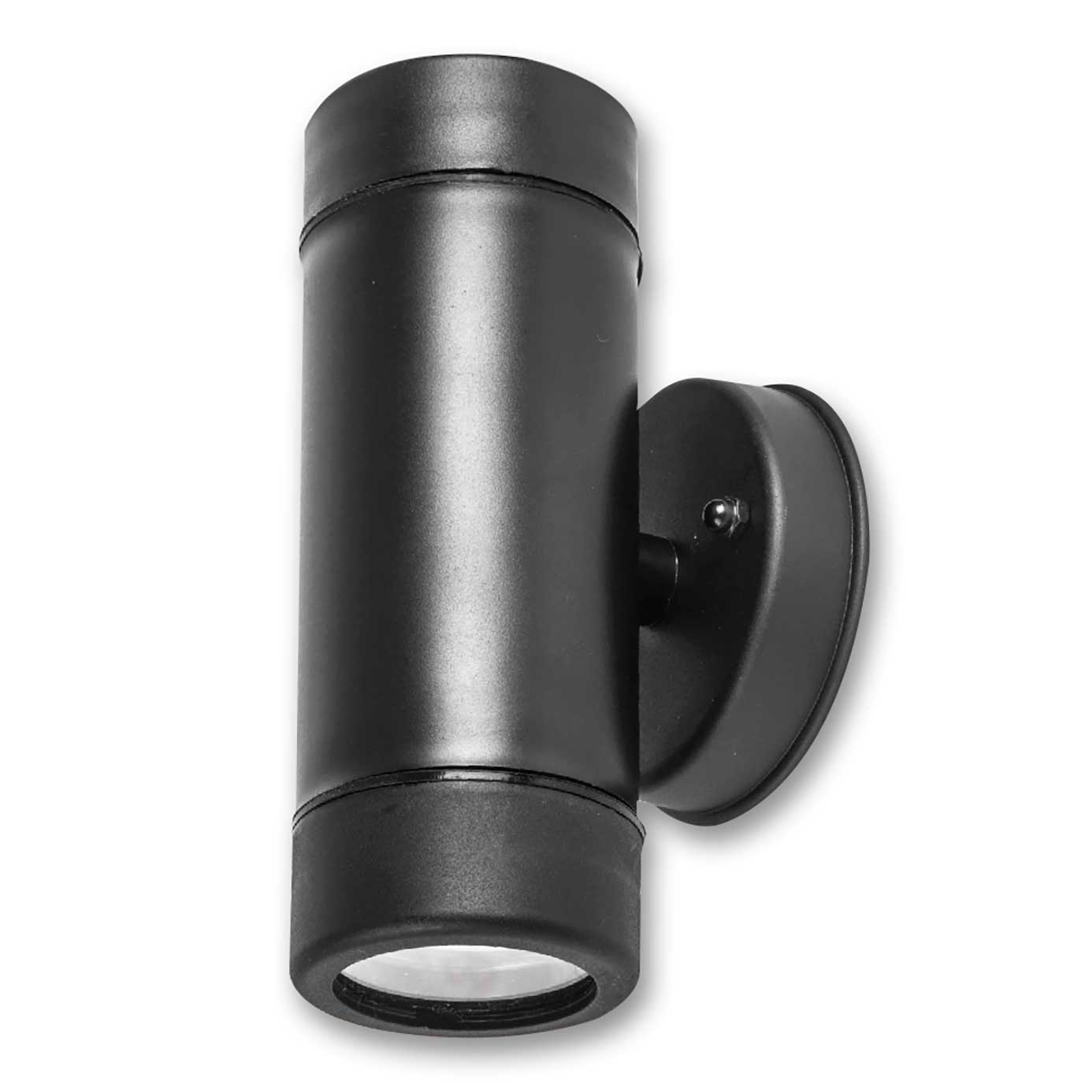 Source GU10 IP44 Black Up & Down Light INC Lamps - SPVC-UP/DN-GU10