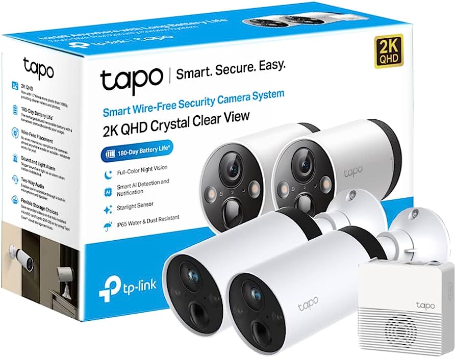 TAPO C420S2- Smart Wire-Free Security Cameras