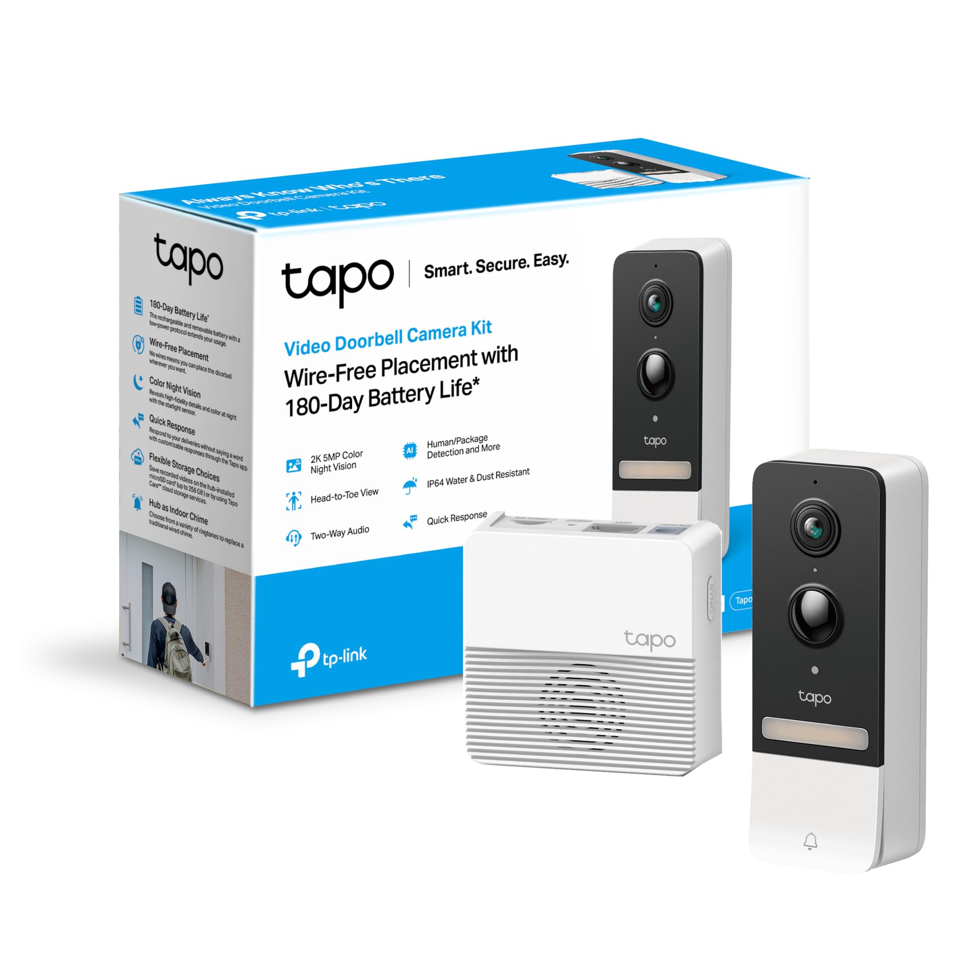 TAPO D230S1-Battery Video Doorbell