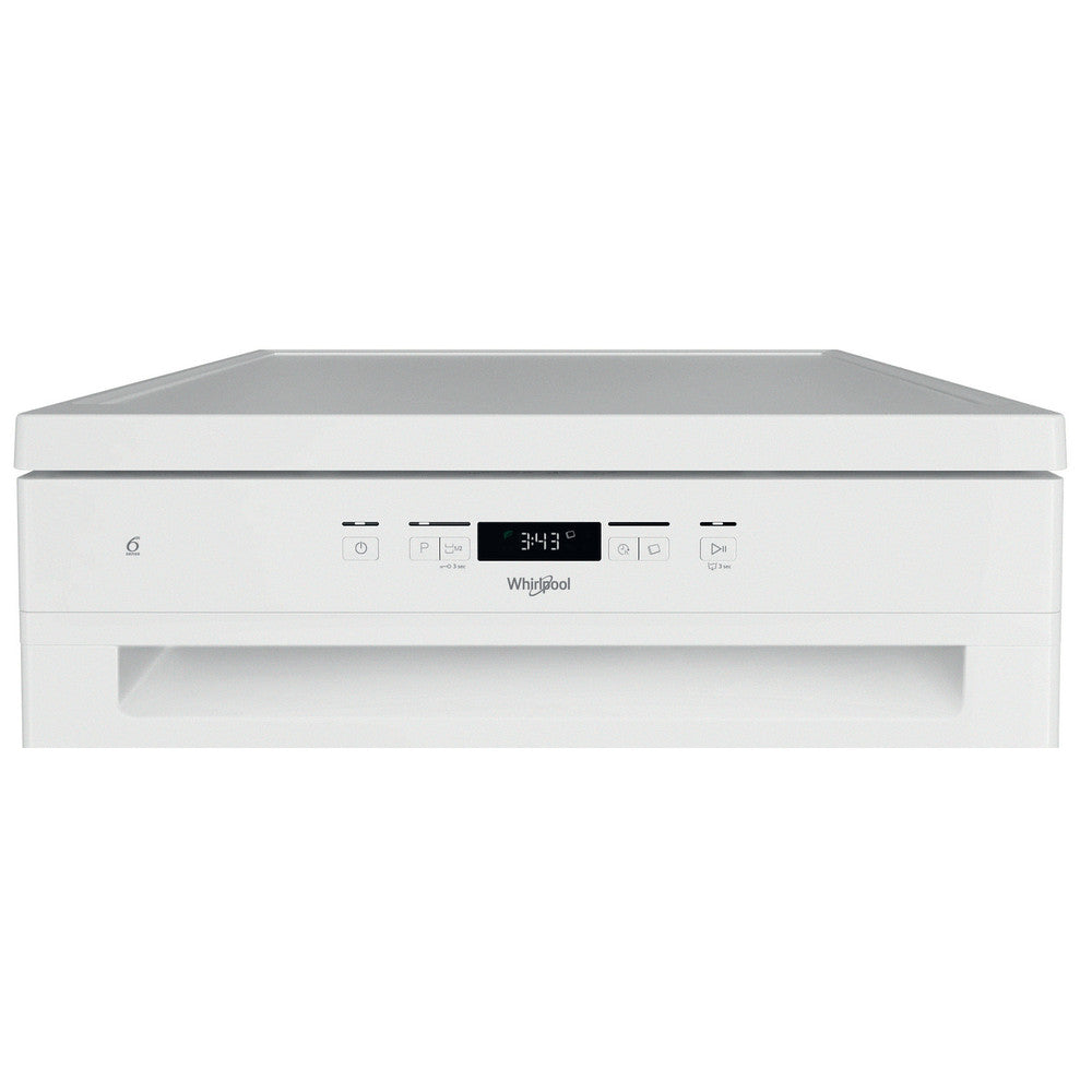 Whirlpool Freestanding Full Size Dishwasher - White - 14 Place Setting - E Rated - W2F HD626 UK