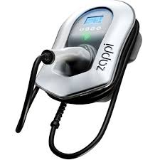 ZAPPI 7KW TETHERED CAR CHARGER  -  WHITE  -  ZAPPI7KWT-W