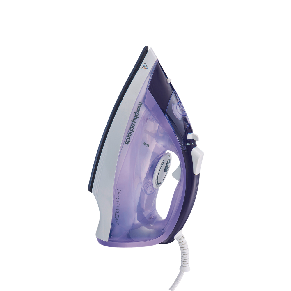 Morphy Richards Crystal Clear 2400W Steam Iron Purple - front view