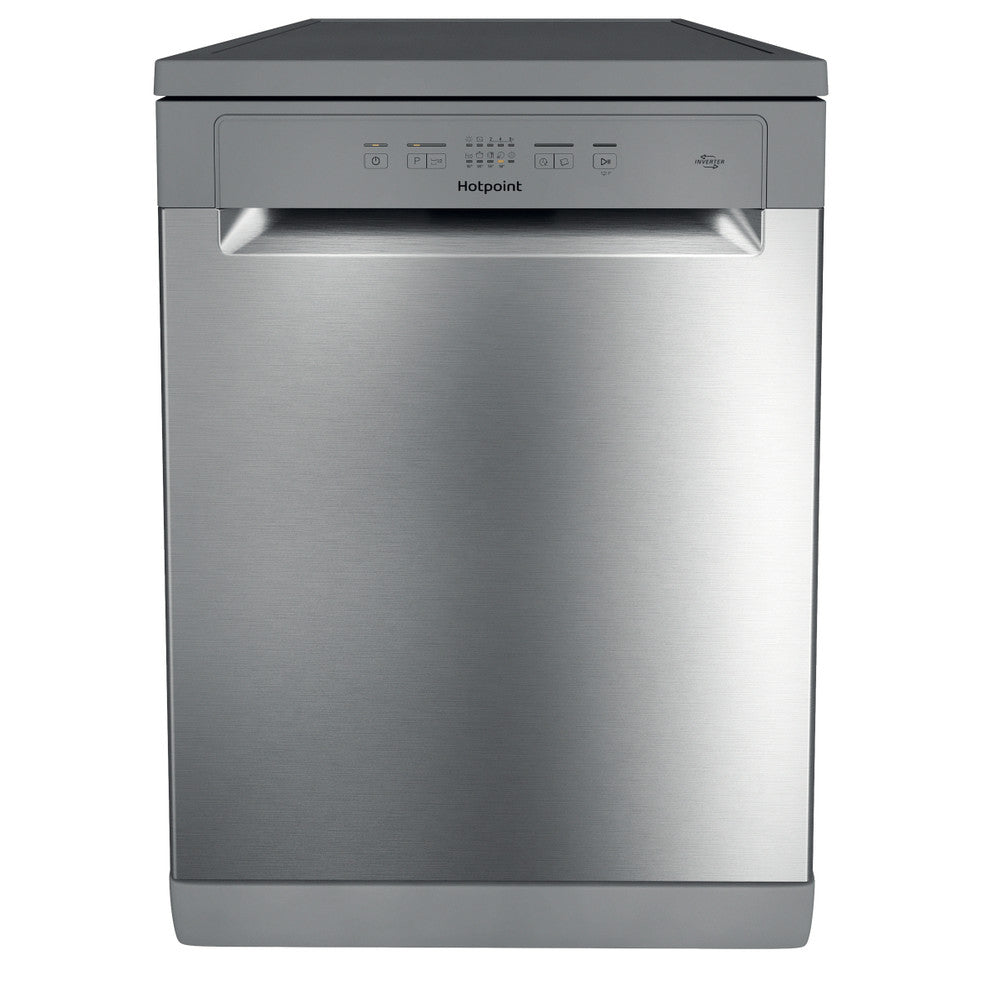 Hotpoint H2FHL626X 14-Place Freestanding Dishwasher – Stainless Steel