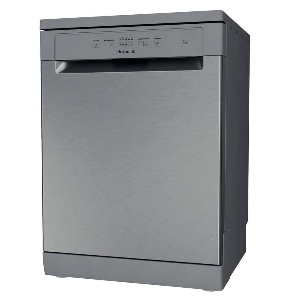 Hotpoint H2FHL626X 14-Place Freestanding Dishwasher – Stainless Steel