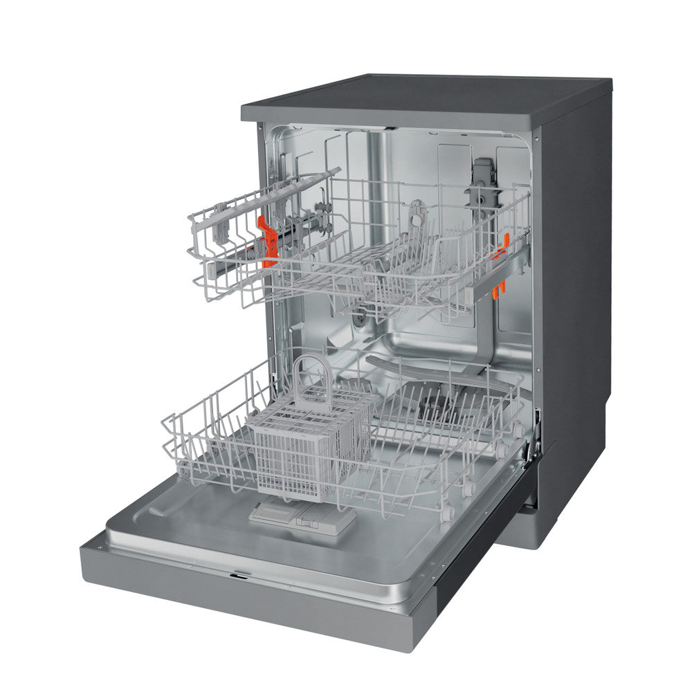 Hotpoint H2FHL626X 14-Place Freestanding Dishwasher – Stainless Steel