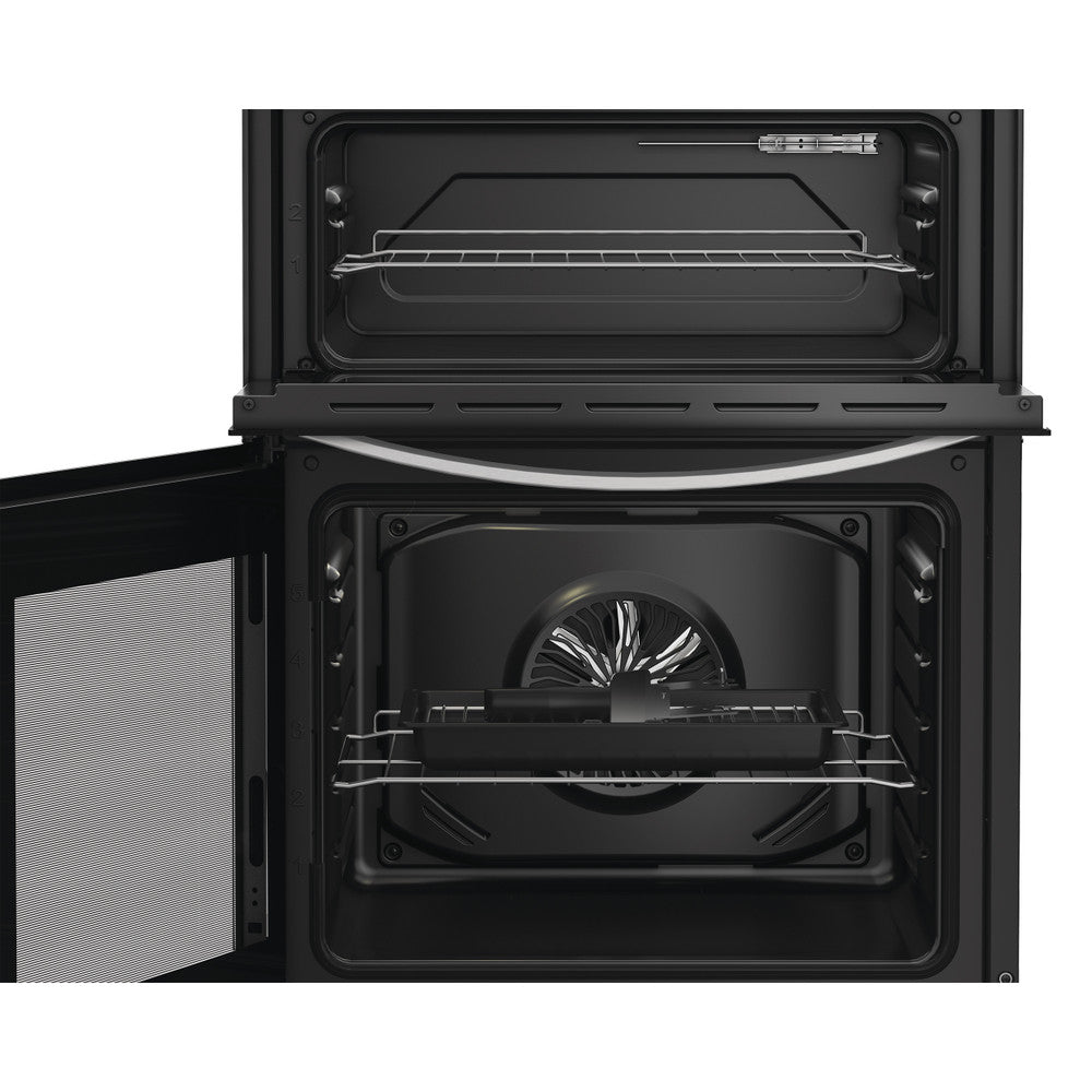 Indesit Electric freestanding double cooker: 60cm - IDE6VMB