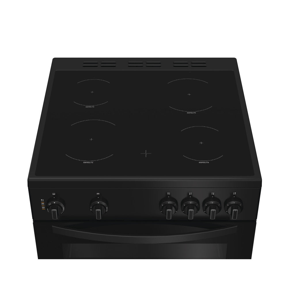 Indesit Electric freestanding double cooker: 60cm - IDE6VMB